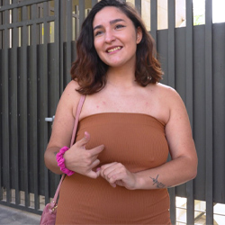 Gigi, the single and UNLEASHED university student, wants to forget her ex with BIG COCKS in Madrid!